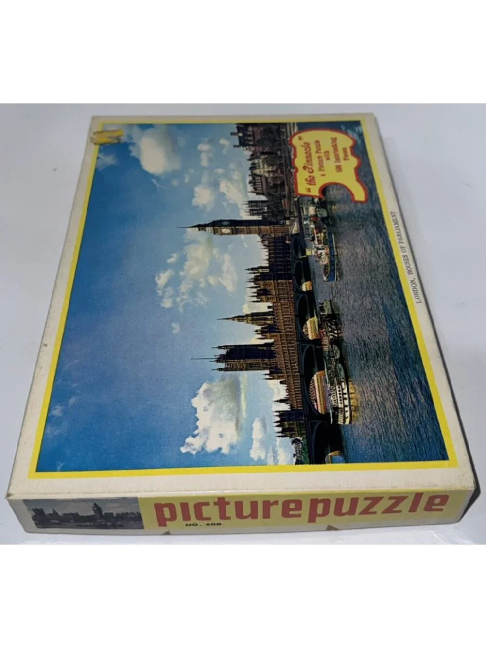 Vintage Picture Puzzle London Houses Of Parliament The Pinnacle 500 Pieces